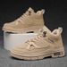 Men's Shoes 2023 Autumn And Winter Work Site Work Thick Sole Sports Leisure Mountaineering High Help Labor Protection Martin Cargo Shoes_vogvips.com