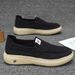 2026 New Men's Summer Breathable Slip-On Canvas Sneakers Work Casual Fashion Trendy Cloth Shoes For Men_vogvips.com