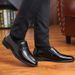 Leather Business Formal For Middle-aged Men Soft Sole Dad Spring And Autumn New Breathable Classic Men's Shoes_vogvips.com