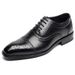 WalkPrime Cross-Border Large Size Brogue Men's Carved Fashionable Breathable Genuine Business Formal Oxford Leather Wedding Shoes_vogvips.com