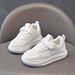 New Children's White Four Seasons Non-Slip Flat Trendy Little Boys Mesh Casual Versatile Girls' Shoes_vogvips.com