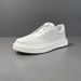 Men's Leather Small White Trendy Fashionable And Versatile Casual Shoes, Breathable Men's Board Shoes_vogvips.com