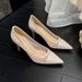 Women's Sexy Lace Wedding Shoes White Champagne Color Bridesmaid Shoes For Wedding Dresses And Evening Gowns New_vogvips.com