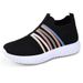 Spring New Breathable Mesh Cross-Border Large Size Slip-On Lazy Soft Sole Versatile Women's Single Shoes_vogvips.com