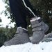 Men's Winter Snow Boots – Waterproof Fleece-Lined Rubber Sole Shoes, Slip-Resistant & Warm Outdoor Boots For Harsh Weather_vogvips.com
