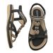 923-6 Spring Summer 2025 New Lightweight Comfortable Flat Rhinestone For Women Daily Beach Large Size Sandals_vogvips.com
