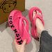 EVA Thick Soled Herringbone For Women, New 3D Height Increasing Cute 2025 Summer Fashion Trend Slippers_vogvips.com