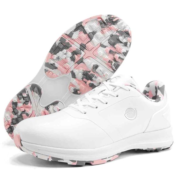 Waterproof Golf Shoes For Womens Lighweight Comfortable Spikless Golf Sneakers Outdoor Anti Slip_vogvips.com