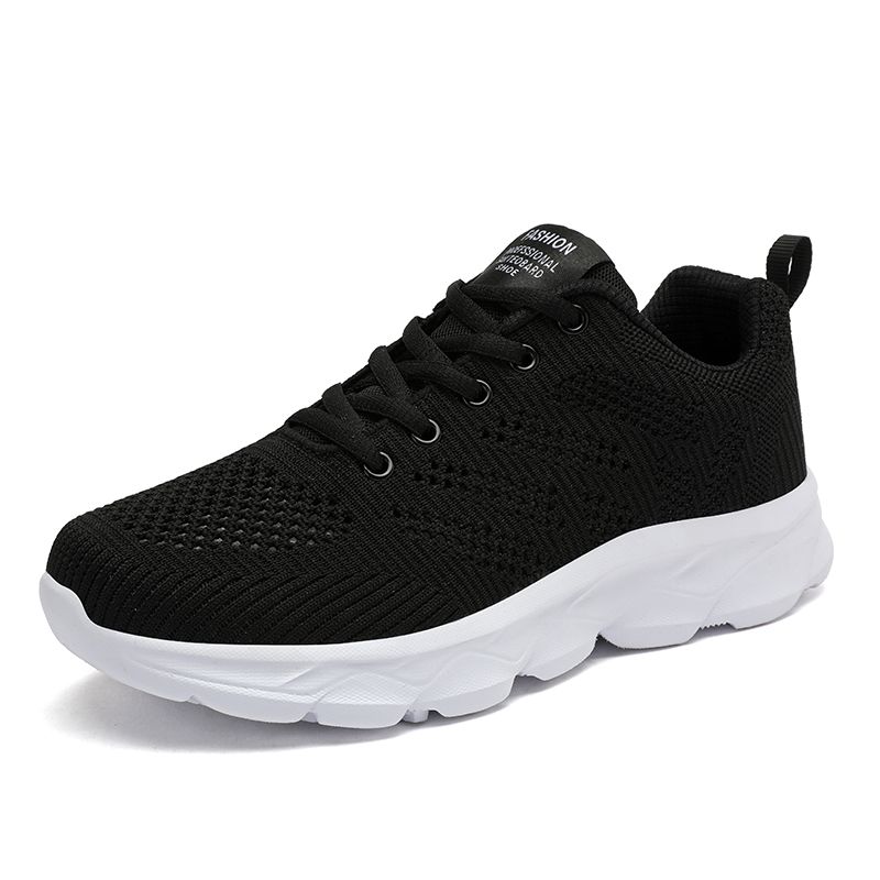 Women Running Shoes Summer Spring Walking Sneaker Sports Flat Comfortable Breathable Black Size 35-42 Students Loafers_vogvips.com
