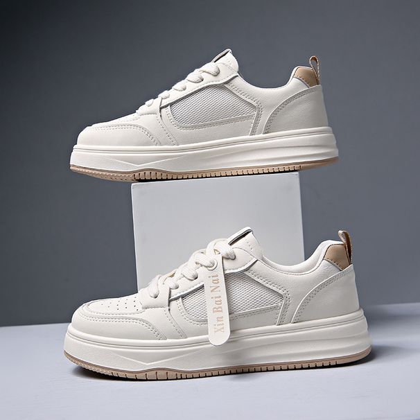 Breathable Thick-soled White Shoes Versatile Casual Women's Shoes Student Muffin Shoes Women_vogvips.com