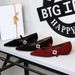 3686-K207 French Hepburn-style Commuting Shoes, Versatile Mary Jane With Rhinestone Buckle, Pointed Toe Single Shoes For_vogvips.com