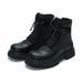 2024 Autumn Winter New Thick-Soled Height-Increasing Martin Men Genuine Leather Work Outdoor Hiking Side Zipper Mid-Calf_vogvips.com