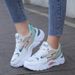NIOHE Height Increasing Chunky Sneakers Women Platform Shoes New Fashion Breathable Mesh Sport Women's Sneaker Casual Sneakers_vogvips.com
