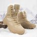 Large Size Fleece Warm Snow Boots, Winter Fleece High Top Warm Hiking Shoes, Hiking Thick Soled Sports Martin Boots For Men_vogvips.com