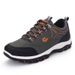 Men's Shoes Autumn Color Matching Front Lace Up Universal Men's Yellow Low Top Round Toe Casual Flat Heeled Men's Shoes Hiking Shoes_vogvips.com