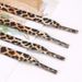 Colorful leopard print tie dye shoelaces pop art graphic fashion smudged yellow leopard print shoelaces_vogvips.com