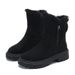 NEW Snow Boots Women Winter Warm Fashion Designer Platform Boots Non-slip Short Plush Flats Suede Shoes Mujer_vogvips.com