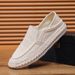 Linen Slip-On Men's Shoes Casual Old Beijing Cloth Flat Breathable Fisherman Shoes_vogvips.com
