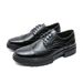 Euro Step Brock Large Size Casual For Men 2025 Autumn New Business Formal Low-top Breathable Wedding Men's Leather Shoes_vogvips.com