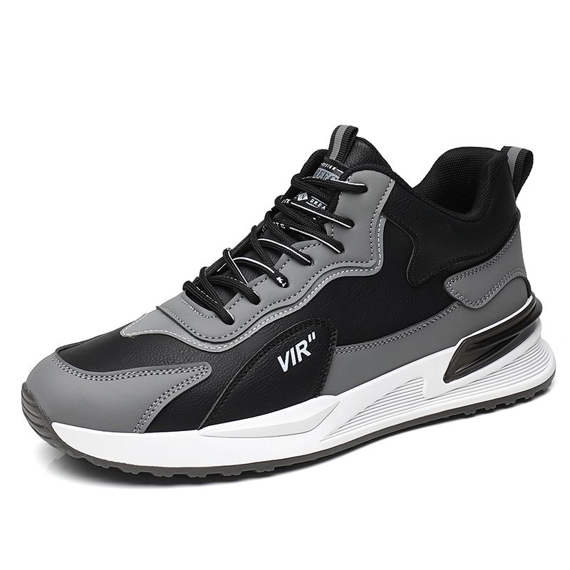 Lightning Delivery Spring Plush Casual With Warm Leather And Cotton Mid Top Fashionable Trendy Sports Men's Shoes_vogvips.com