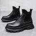 European Warm Series Winter Genuine Leather Thick-Soled Fleece-Lined High-Top Short British Trend Martin Boots Men's Cotton Shoes_vogvips.com