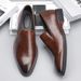 2025 Spring/Summer New Top Layer Cowhide Business Leather Men Slip-On Formal British Style Mens Shoes_vogvips.com