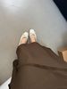 silver Flats Spring New French Style Gentle Evening Breeze Bowknot Square Toe Shallow Flat Loafers Granny Shoes_vogvips.com