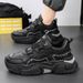 Spring New Breathable Little White Men's Korean Edition Trendy Versatile Inner Elevated Sports Casual Dad Shoes_vogvips.com