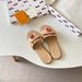 2026 New Elegant Straw Woven Upper Lace Trim Bow Decor Cherry Charm Flat Slide Slippers Women Chic Sweet Summer Beach Casual Daily Wear Shoes_vogvips.com