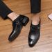 Spring 2024 New Leather Shoes Men's Business Dress Large Size Shoes Fashion Baita Cross-border Casual Men's Shoes Trendy_vogvips.com