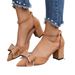 Cross-border Plus-size -style Women's Sandals 2026 Summer European American Style High-heeled Shoes With Bow,_vogvips.com