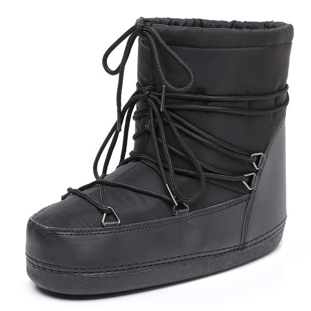 Waterproof Anti-Slip Winter Boots With Thick Insulation, Low-Cut Snow Boots For Daily Wear, Lightweight And Comfortable, Rubber Sole For Traction_vogvips.com