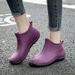 German Wear-resistant Construction Site Kitchen Work Stylish Women's Rain Boots, All-season Short-tube Lightweight_vogvips.com
