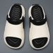 Men's Outdoor In Summer, EVA Slip Anti Odor Straight Drag, Thick Sole For Increased Breathability And A Sense Of_vogvips.com