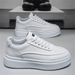 2024 Fashion Sneakers Men's Artificial PU Breathable Non-Slip Running Shoes Lightweight Soft Bottom Board Shoes_vogvips.com