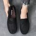 Fashion Lightweight Suede Men Casual Shoes Lazy Shoes Male Breathable Slip-on Mens Driving Shoes Comfortable Loafers Moccasins_vogvips.com