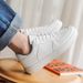 ShoeVault Student Trendy Flat Fashion Versatile Casual White Men's Sports Shoes Air Force One_vogvips.com
