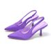 Large Size High Heeled Sandals Wrapped Head After Empty Post Trip Strap New Shallow Mouth Pointed Single Shoe Stiletto_vogvips.com