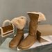 Women's Shoes Sheepskin Snow Boots With Detachable Buckle Straps, New Winter Style, Thickened And Warm._vogvips.com