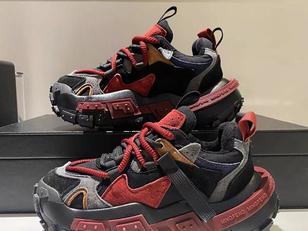 Thick Soled Height Enhancing Rebound Resistant Dad Shoes New Platform Men's Shoes Non Slip And Wear Resistant Casual Sports Shoes_vogvips.com