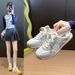 Little White Shoes Female And Female Students Leisure Sports Versatile Board Shoes Street Shooting_vogvips.com