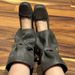2024 Autumn Square Toe Bowknot Ballet Hollow Mid-Calf Thick Sole Western Short Cool Boots For Women_vogvips.com