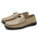Slip-on Lazy Bean Shoes Leather Men Autumn Casual Leather Shoes Men_vogvips.com