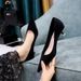 237-3 European And American Style Fashion Simple Sexy Pedicure Party Mid-Heel Women's Thin Heel Shallow Mouth Pointed_vogvips.com
