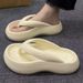 Herringbone Slippers For Women In 2025, New Fashion With A Sense Of Stepping Feces, Anti Slip And Wear-resistant Thick_vogvips.com
