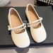 Evening Breeze Gentle Flat Single For Women Spring Autumn 2025 New Mary Jane To Match Dresses Soft Sole Maternity Shoes_vogvips.com