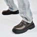 Men's Derby Shoes, Genuine Leather, Versatile Small Leather Shoes, Black, Ins Style, Platform Sole, Height-Enhancing Cas_vogvips.com