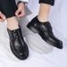 2025 Spring New Versatile Black Genuine Breathable Soft Sole Business Casual Men's Leather Shoes_vogvips.com
