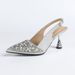 Exclusive Cross-border Sales: Rhinestone Pearl Pointed Toe Open-back Wine Glass Stiletto High Heels For Women In Gold_vogvips.com