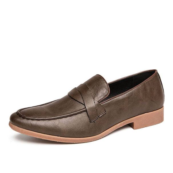 New Fashion Genuine Leather Tassel Business Casual Loafer Shoes For Men Black Business Formal Leather Shoes For Daily Office Casual Men's Shoes For Dr_vogvips.com